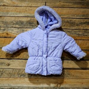Size 24 months light‎ purple girls coat